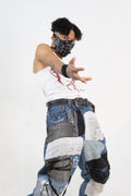 𖤐Trash Patchwork Pants𖤐
